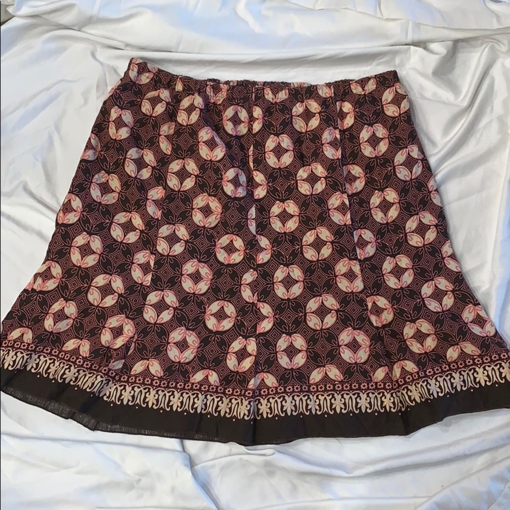 Lane Bryant Patterned Linen Skirt Sz18/20